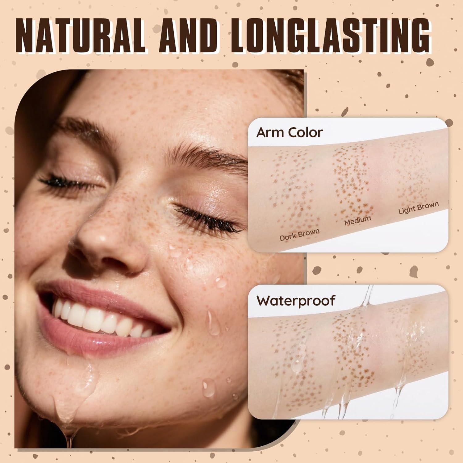 Lápiz de Ojos y Pecas Falsas 2 en 1 DAGEDA - Natural