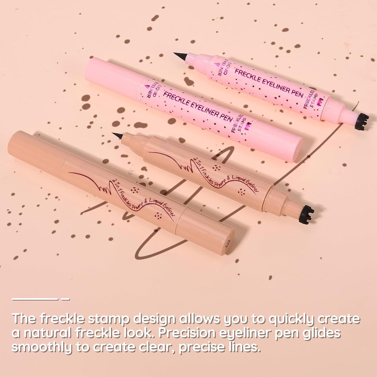 Lápiz de Ojos y Pecas Falsas 2 en 1 DAGEDA - Natural