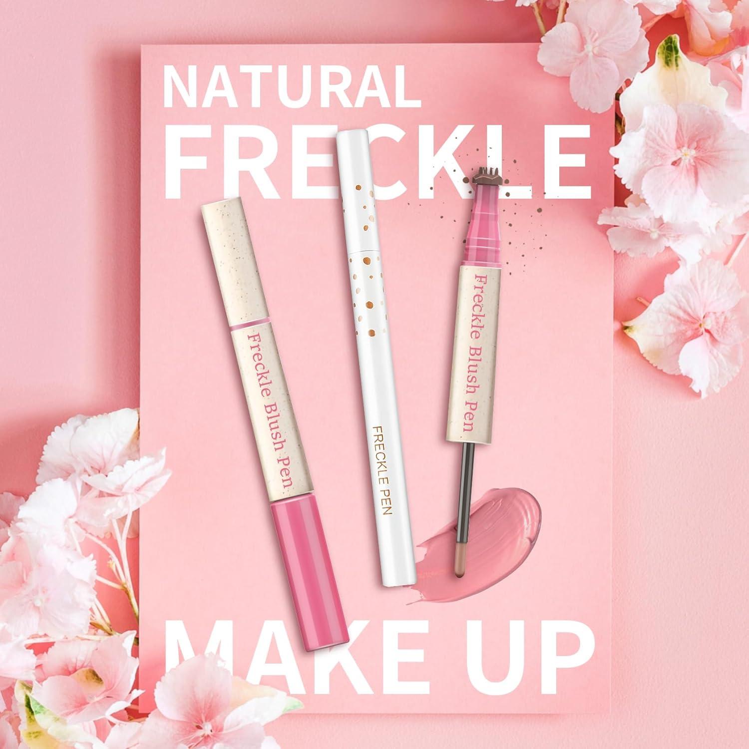 Kit de Sello de Pecas Falsas y Rubor QIUFSSE 2 en 1