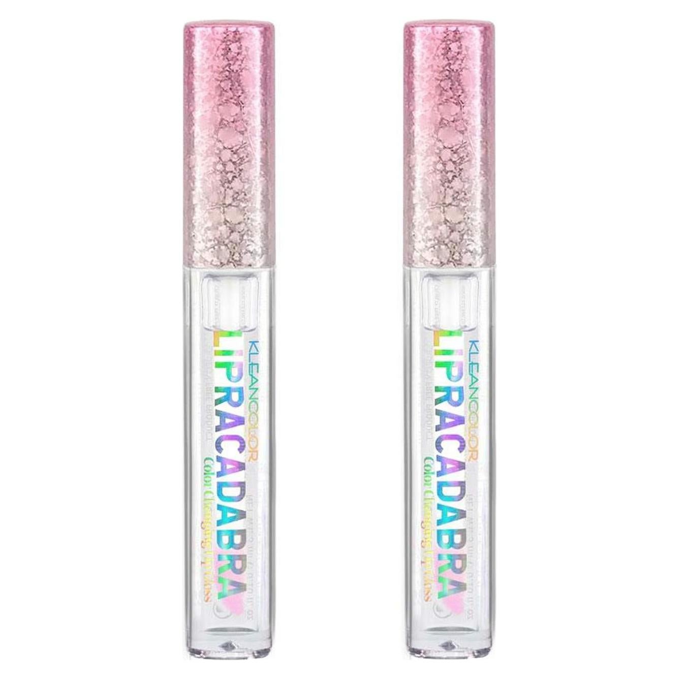 Brillo Labial Cambiante Kleancolor Lipracadabra - 2 Unidades
