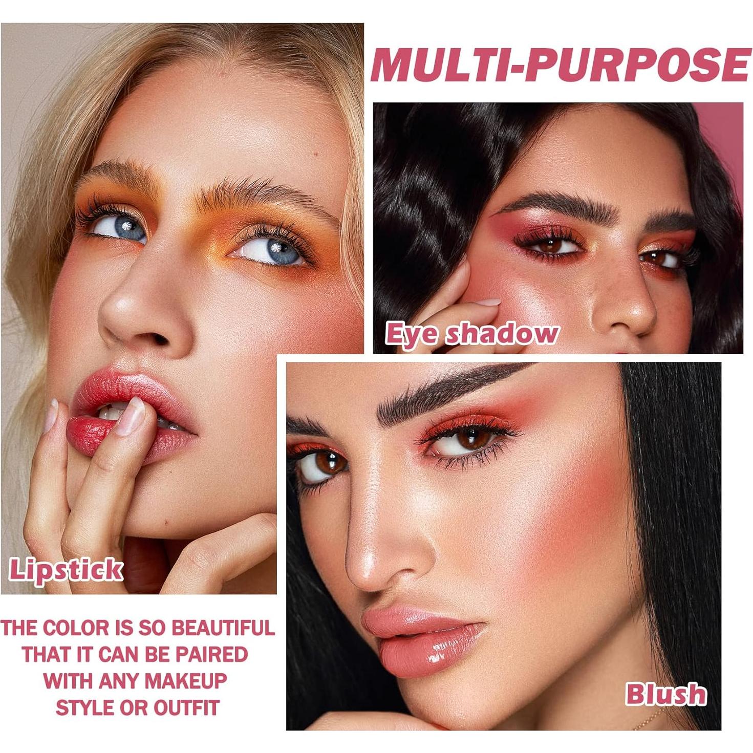 Juego de Brillo Labial Shimmer AWCCXMYM 4 Piezas Hidratante