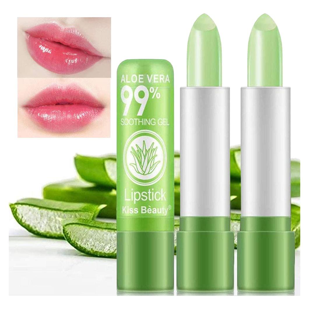Brillo Labial Firstfly Aloe Vera Hidratante Cambio de Color