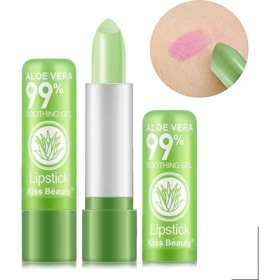 Brillo Labial Firstfly Aloe Vera Hidratante Cambio de Color