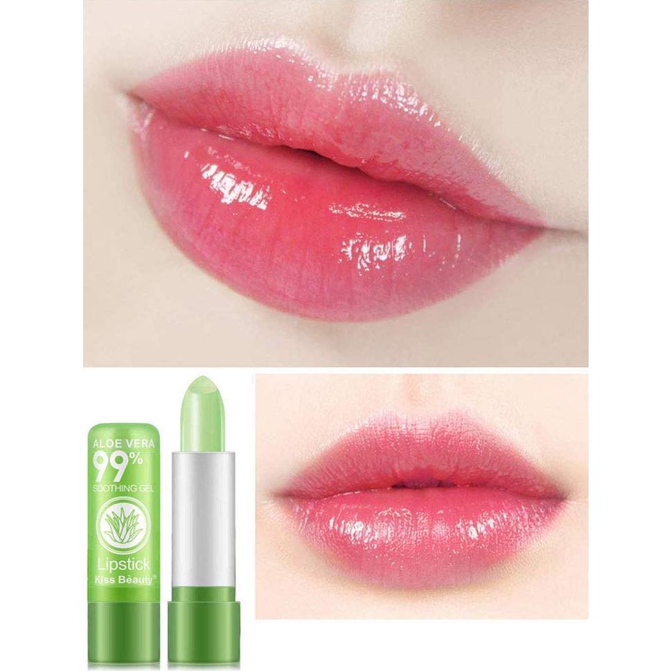 Brillo Labial Firstfly Aloe Vera Hidratante Cambio de Color