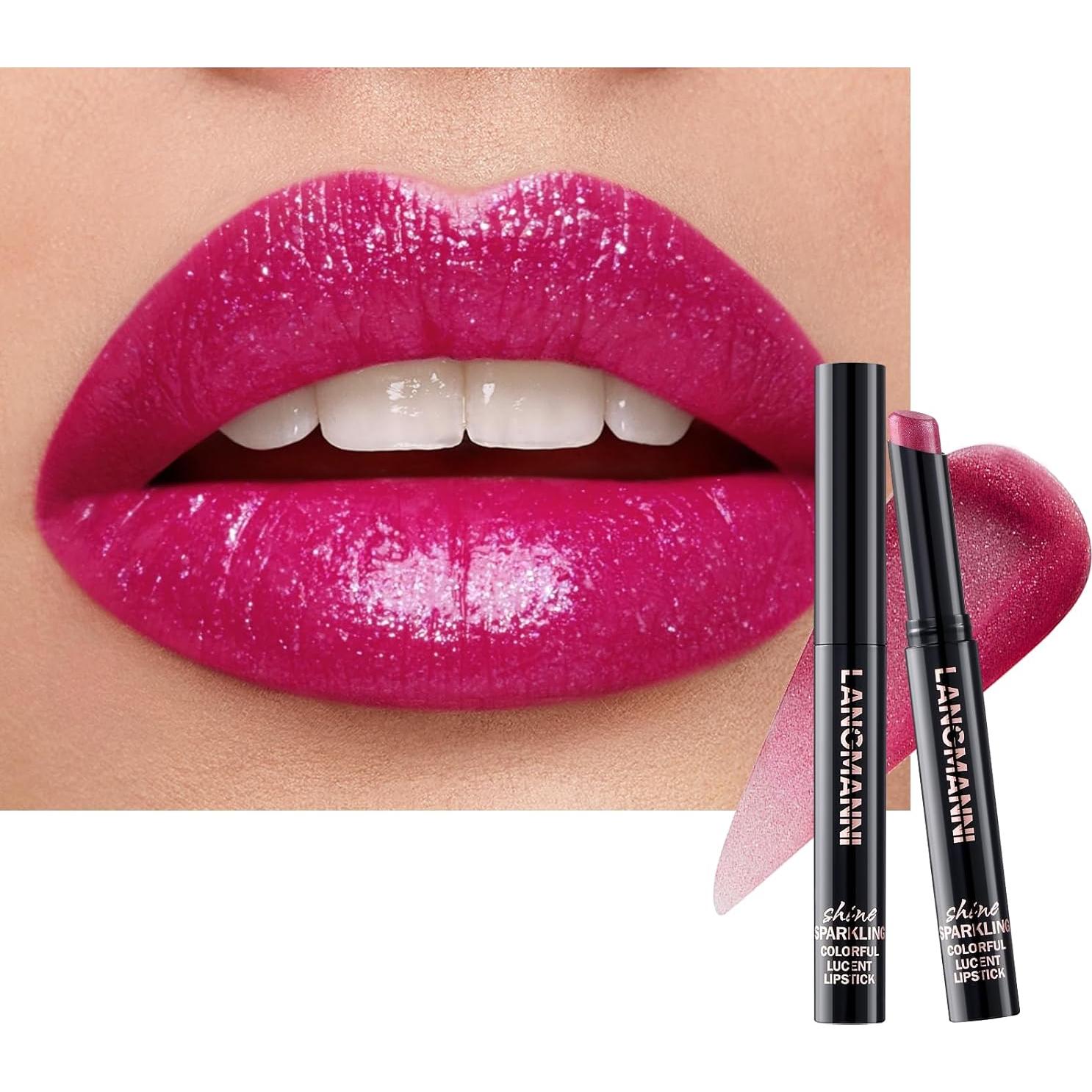 Pintalabios Brillante Metálico Jolilab - 8 Pcs Hidratante