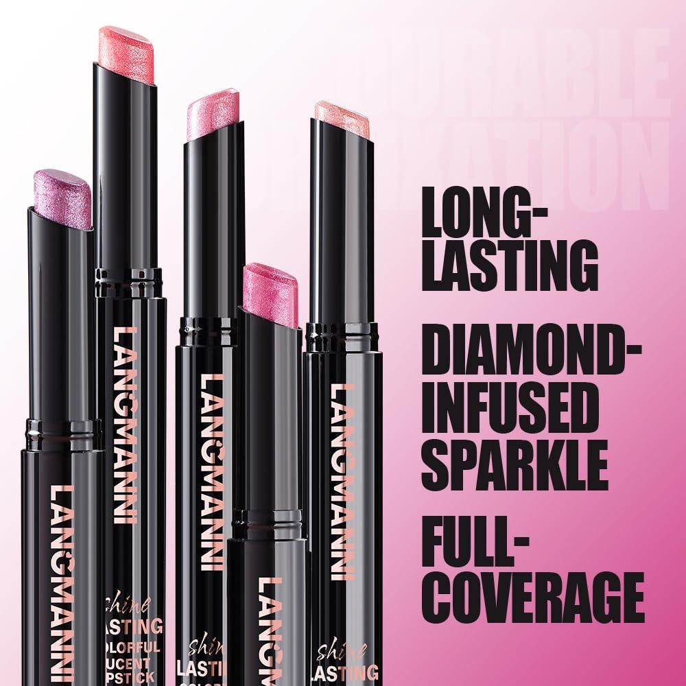 Pintalabios Brillante Metálico Jolilab - 8 Pcs Hidratante