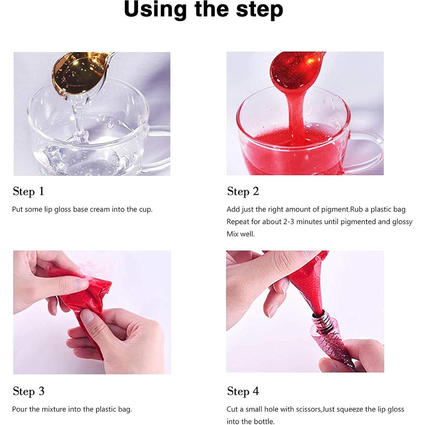 Conjunto de Pigmentos Líquidos para Brillo Labial 12 Colores Bonnie Choice