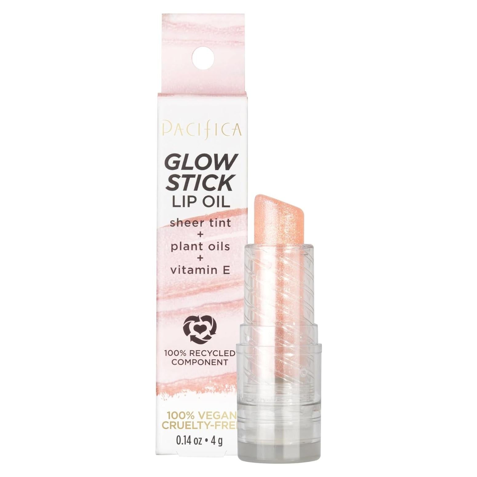 Glow Stick Lip Oil Pacifica - Rosa Suave Hidratante 4g