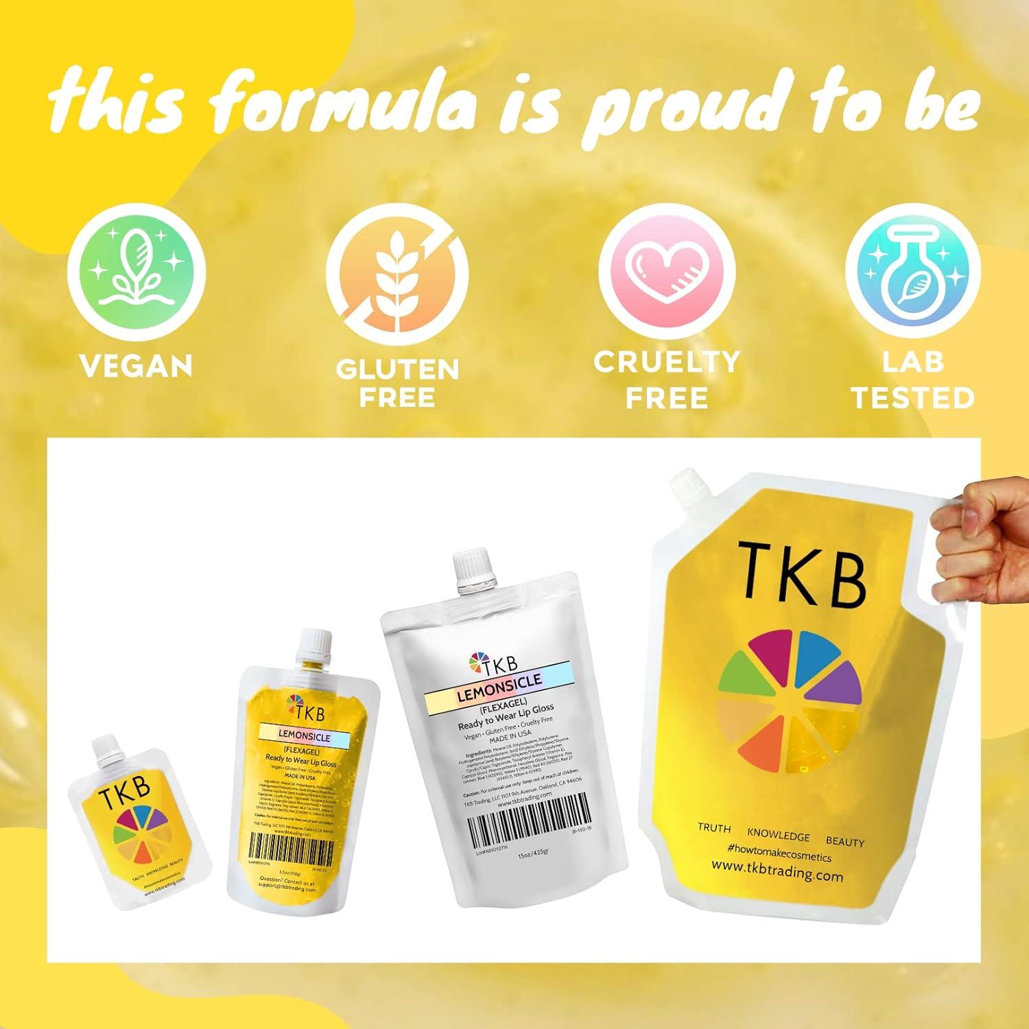 Brillo Labial TKB Lemonsicle 30g - Base Hidratante DIY Vegana