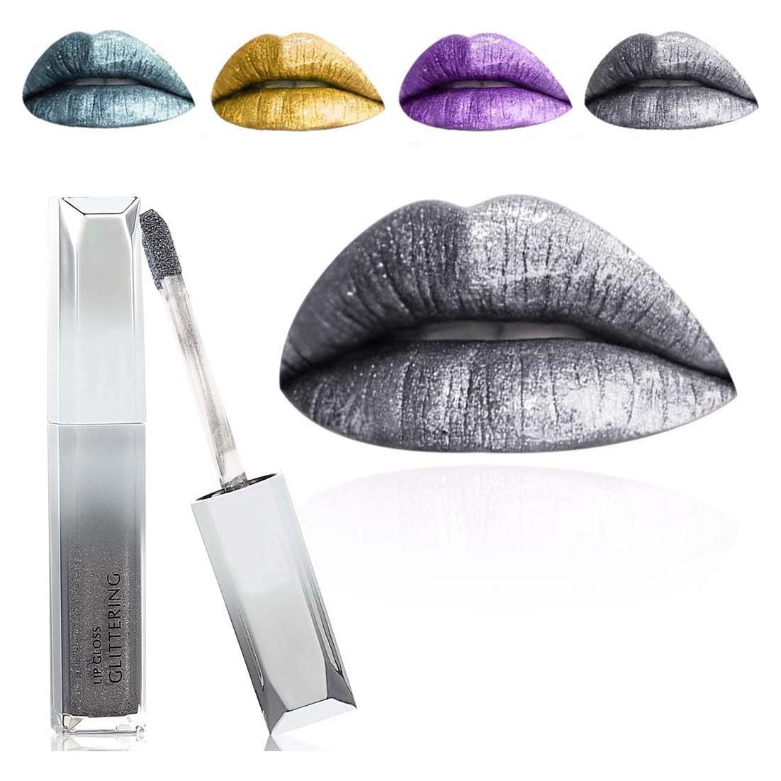 Pintalabios Mate Kilshye Líquido Metálico 18g C- Plata