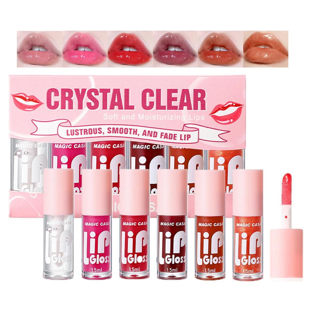 Tinte de Labios Yasovigi Hidratante Brillo 6 Pcs 68g