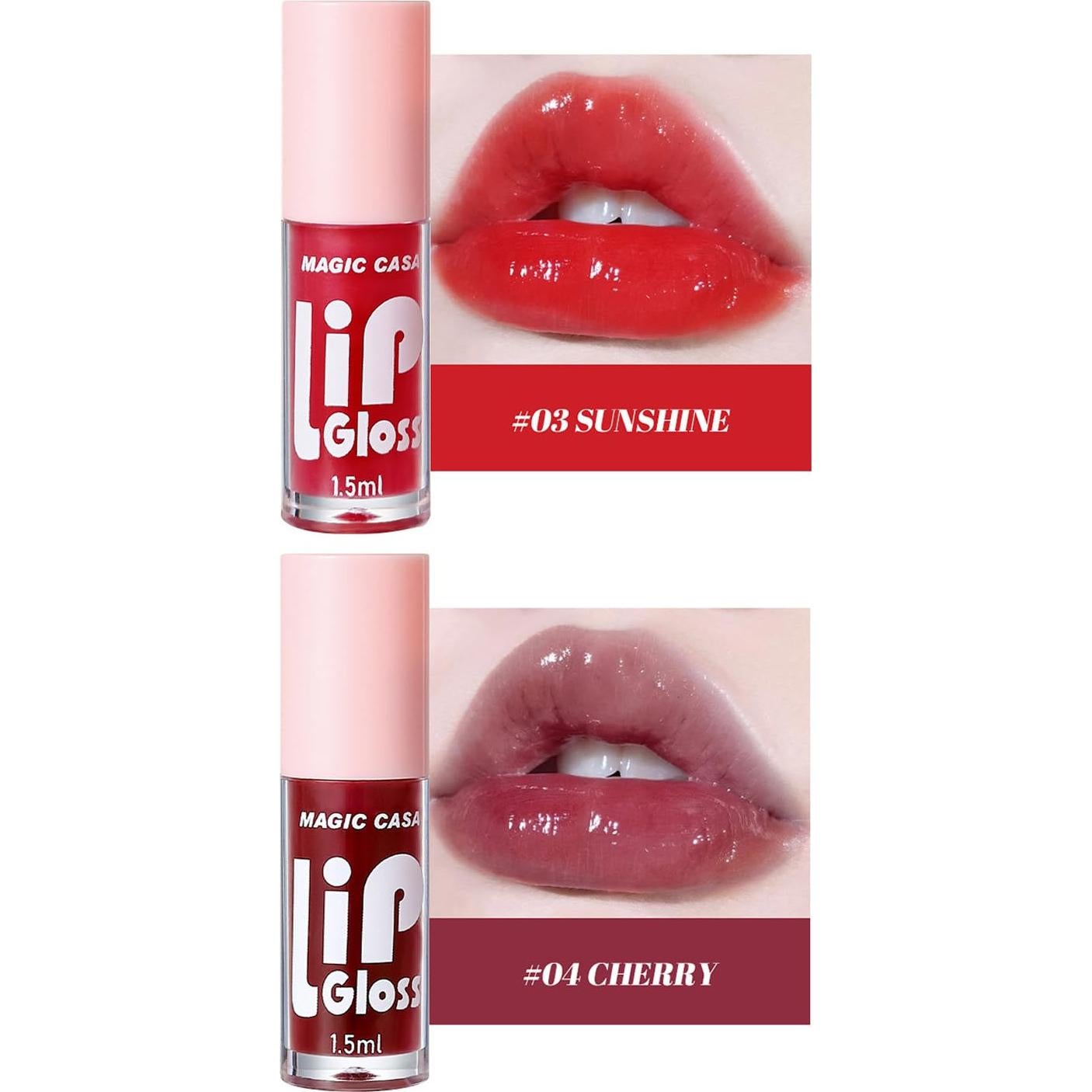 Tinte de Labios Yasovigi Hidratante Brillo 6 Pcs 68g