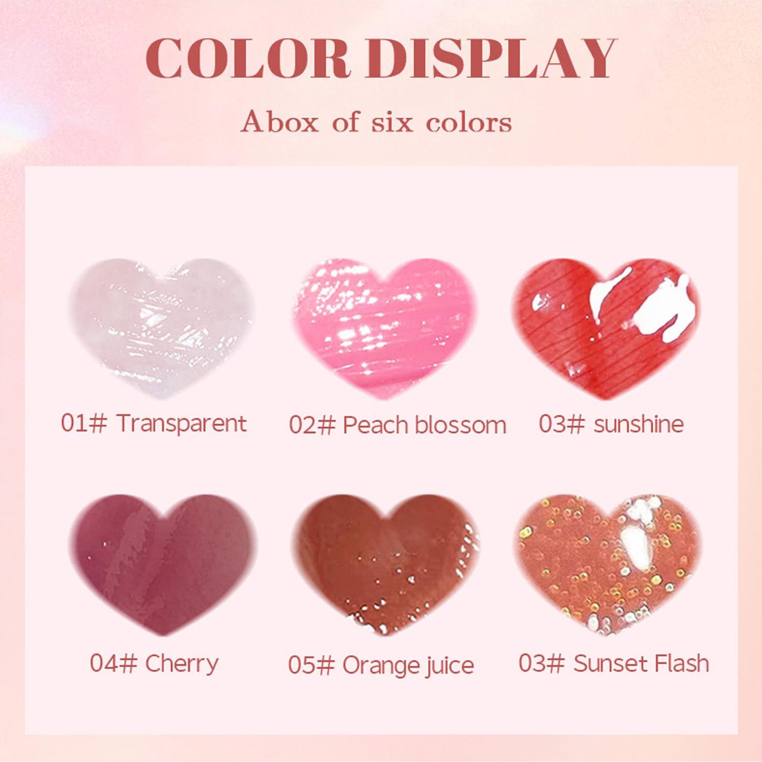 Tinte de Labios Yasovigi Hidratante Brillo 6 Pcs 68g