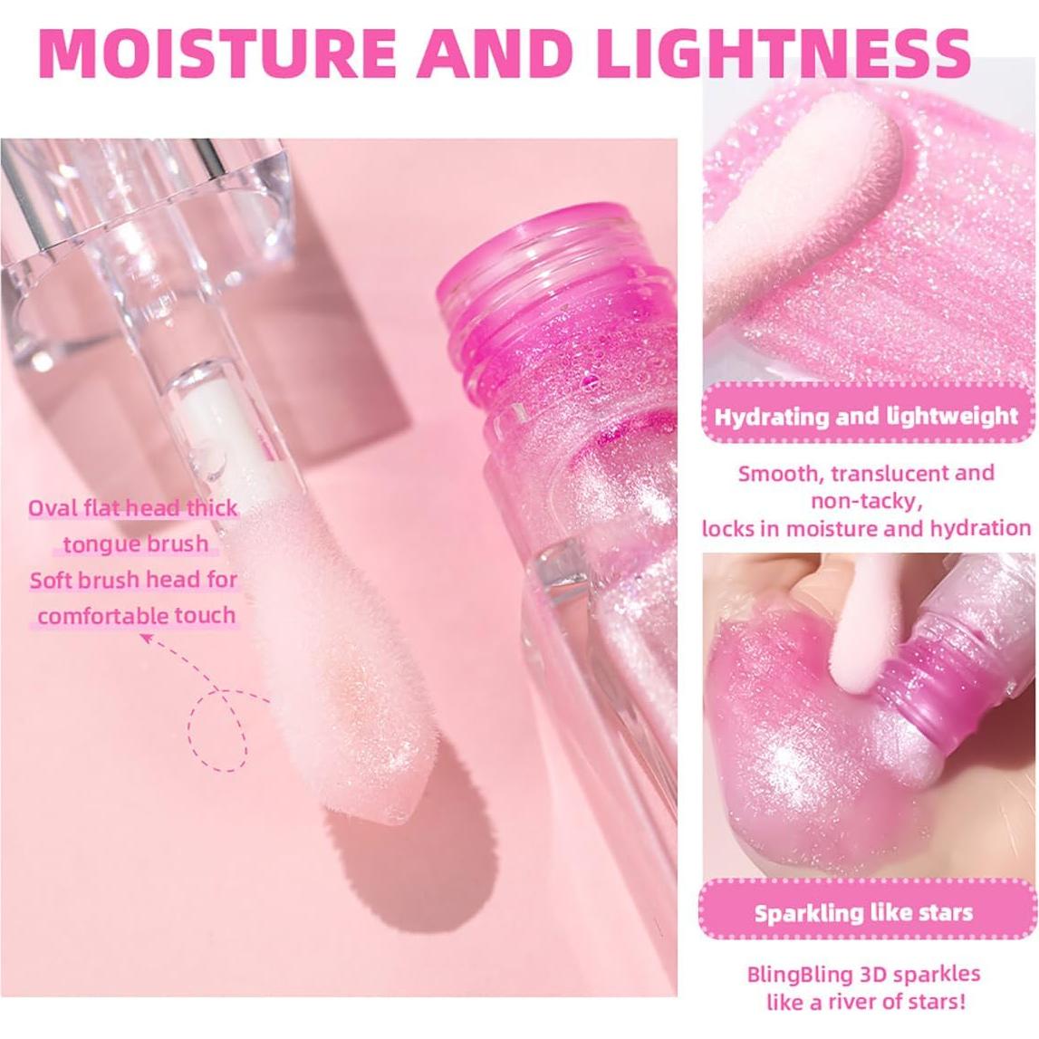 Aceite de Labios FYEBOO 8.5 ml Cambia de Color Hidratante Rosa