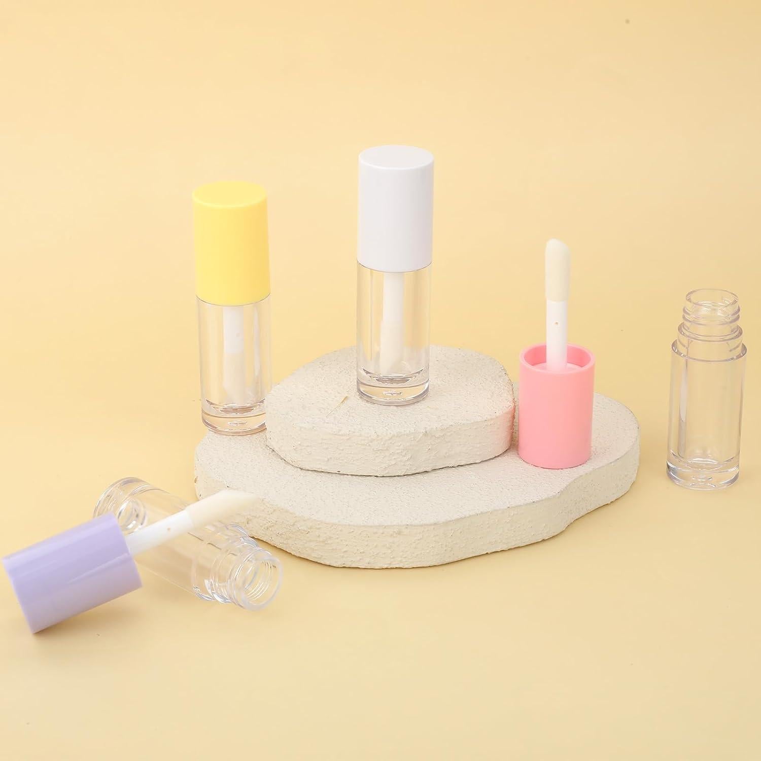 4 Tubos Vacíos de Brillo Labial 6ml Apausvcm - Recargables