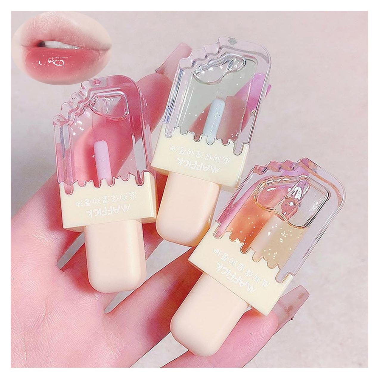 Set de 3 Brillos de Labios Hidratantes Pakivs - Sabor Fruta