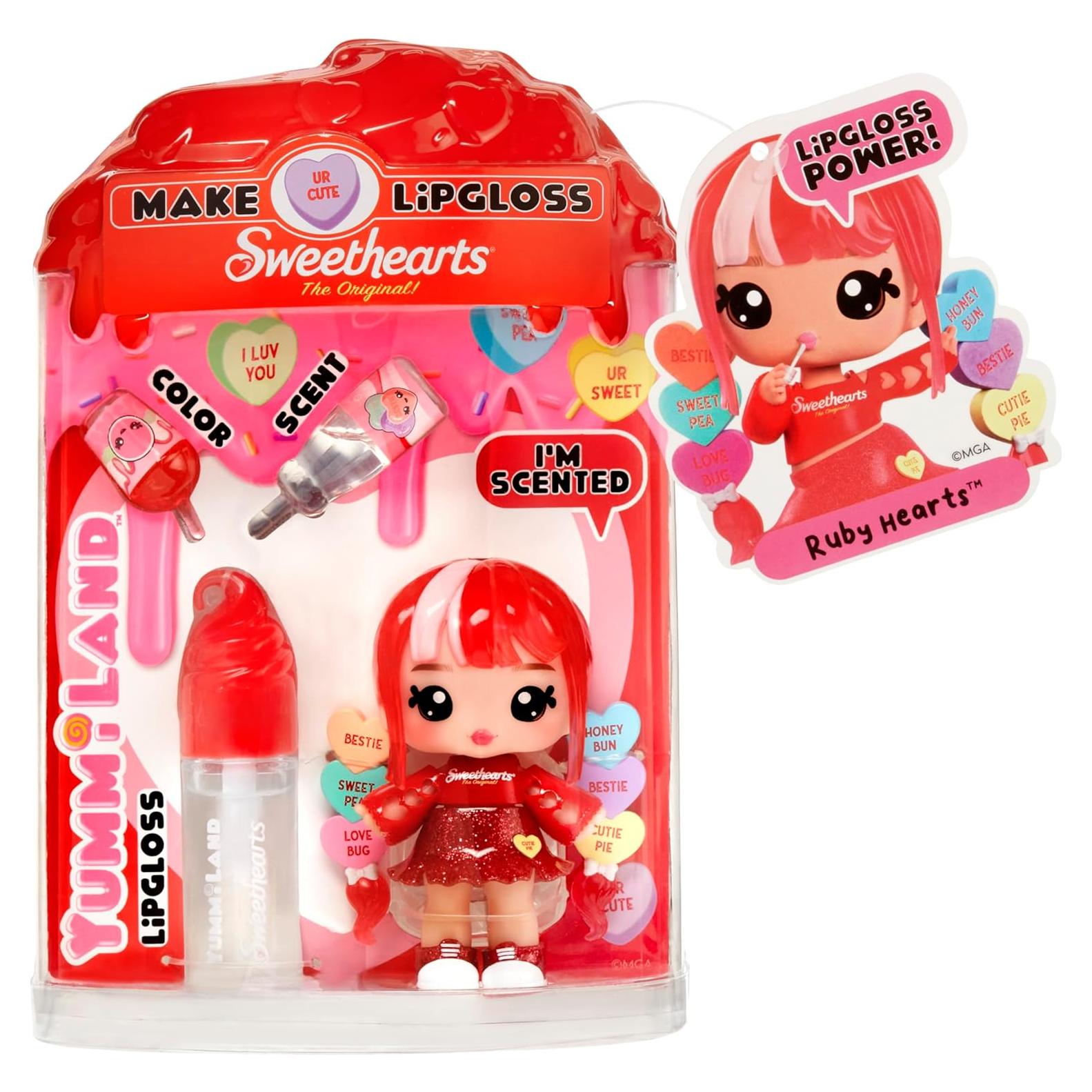 Muñecas de Brillo Labial Yummiland x Sweethearts Ruby Hearts