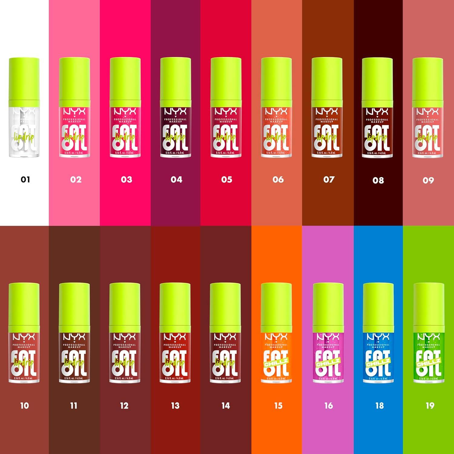 Aceite Labial Brillante NYX 4.73ml Congelación de Kiwi