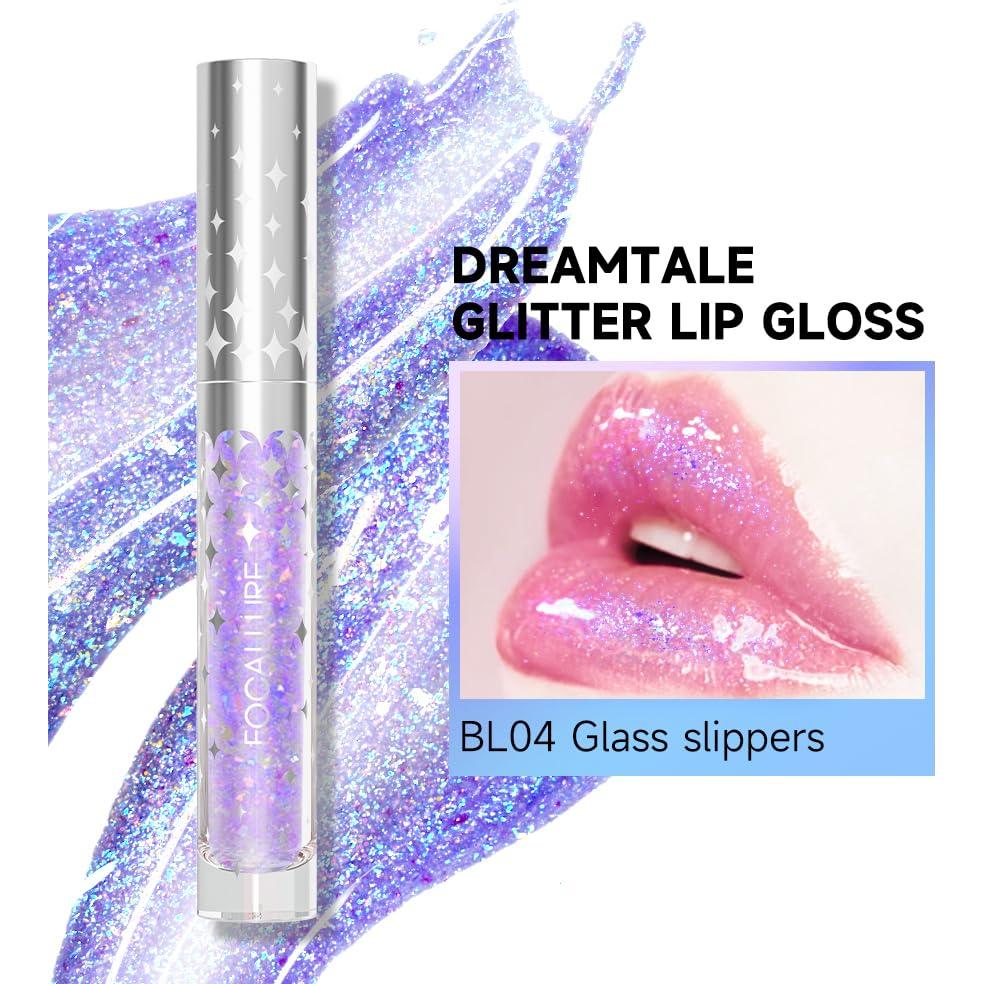 Pintalabios Líquido Brillante FOCALLURE BL04 Zapatillas de Cristal