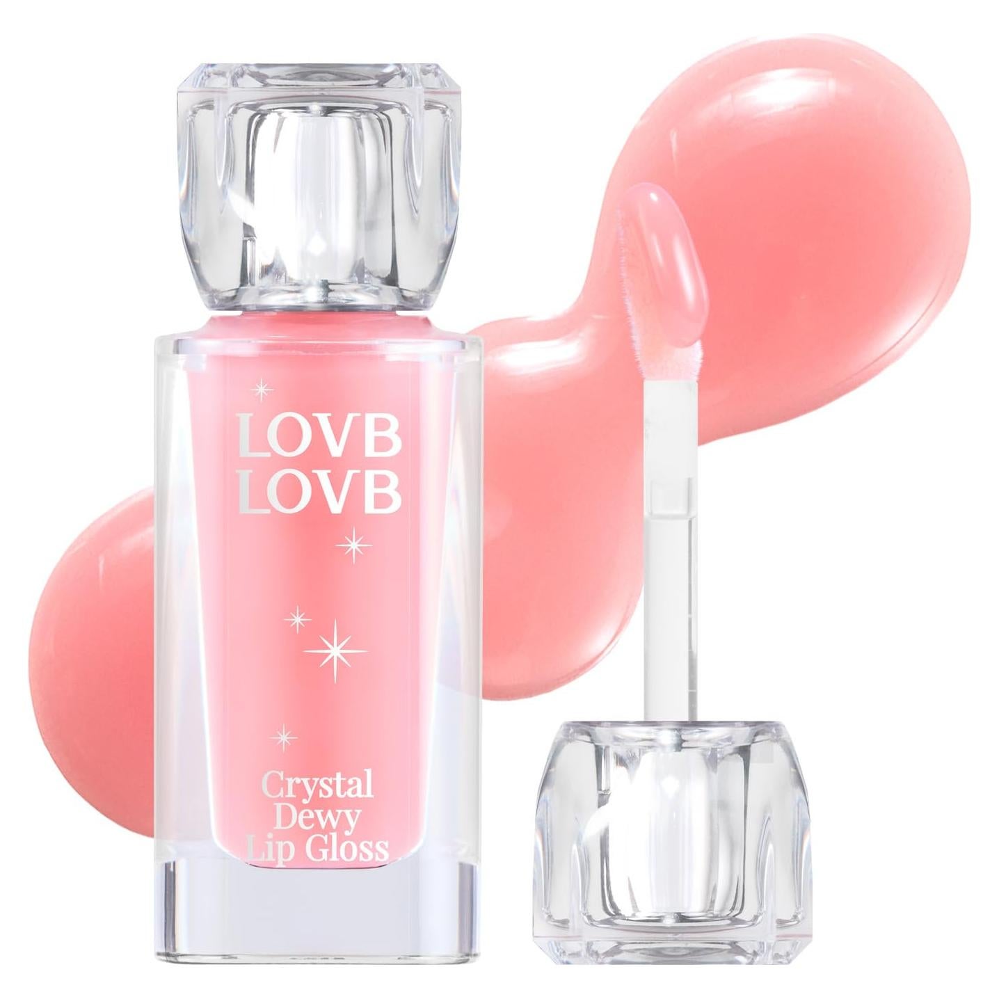 Brillo Labial Crystal Dewy Cuidado Hidratante 4.8g Rosa