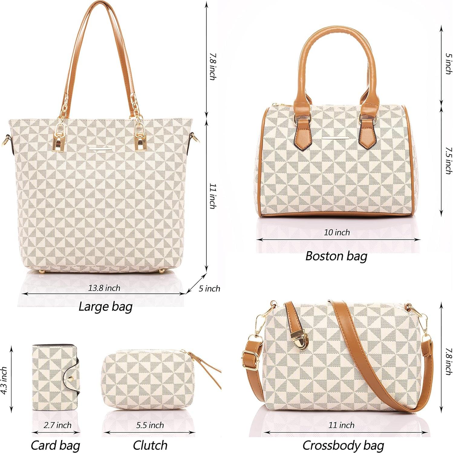 Conjunto de 5 Bolsos 2E-youth para Mujeres en Beige