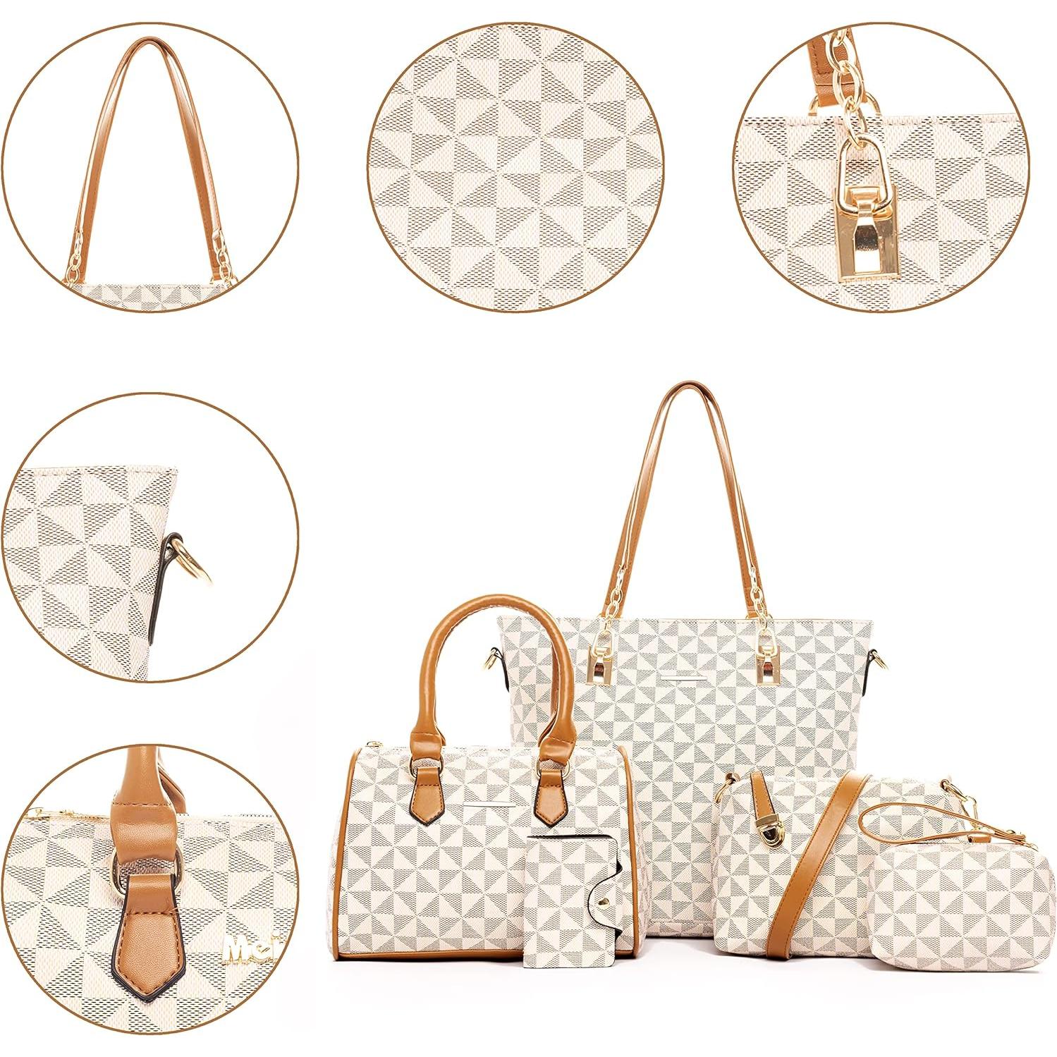 Conjunto de 5 Bolsos 2E-youth para Mujeres en Beige