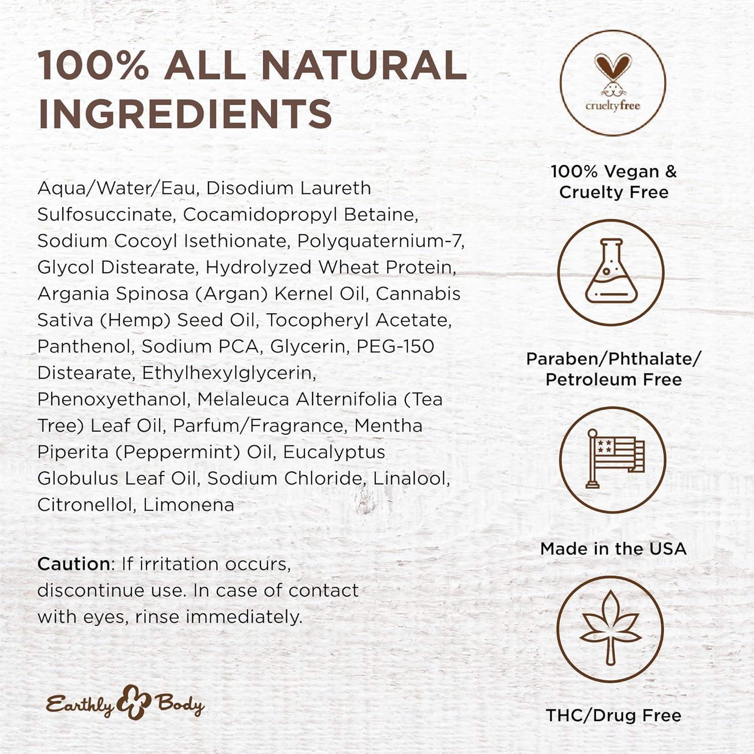 Champú de Aceite Milagroso de Árbol de Té Earthly Body 473ml