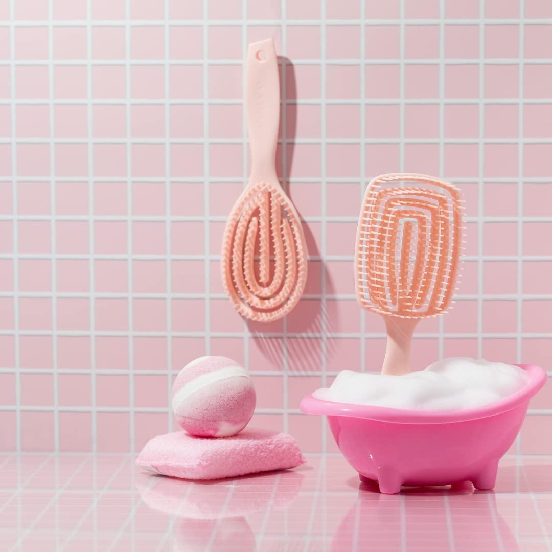 Cepillo Desenredante Flexible Crave Naturals para Cabello Rizado