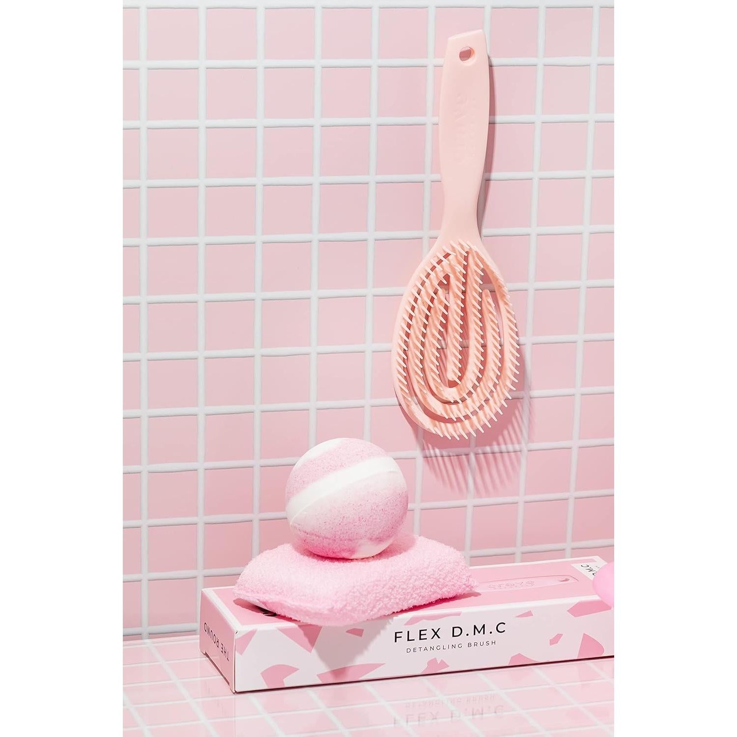 Cepillo Desenredante Flexible Crave Naturals para Cabello Rizado