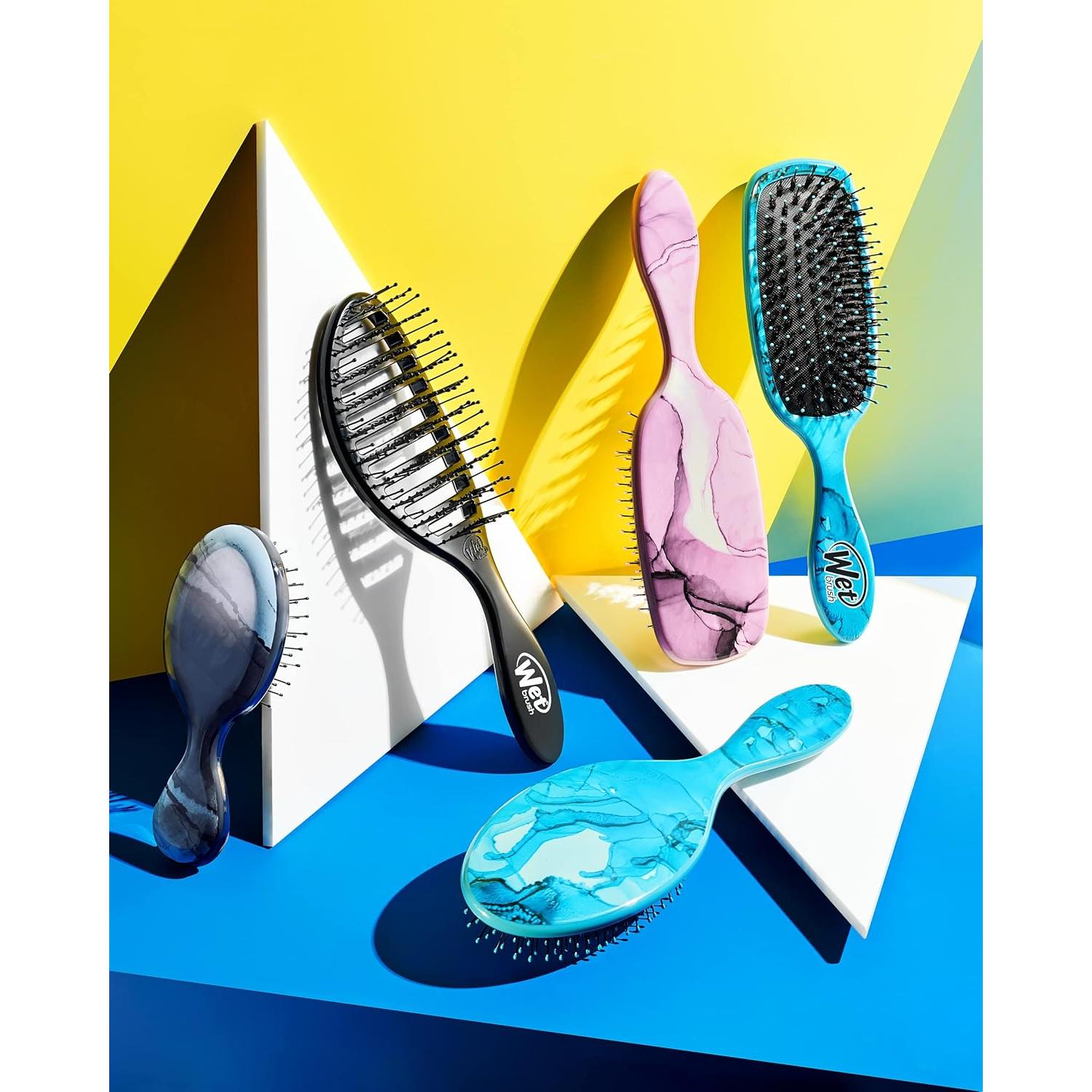 Cepillo Desenredante Wet Brush Original Azul Ártico - Paquete de 2