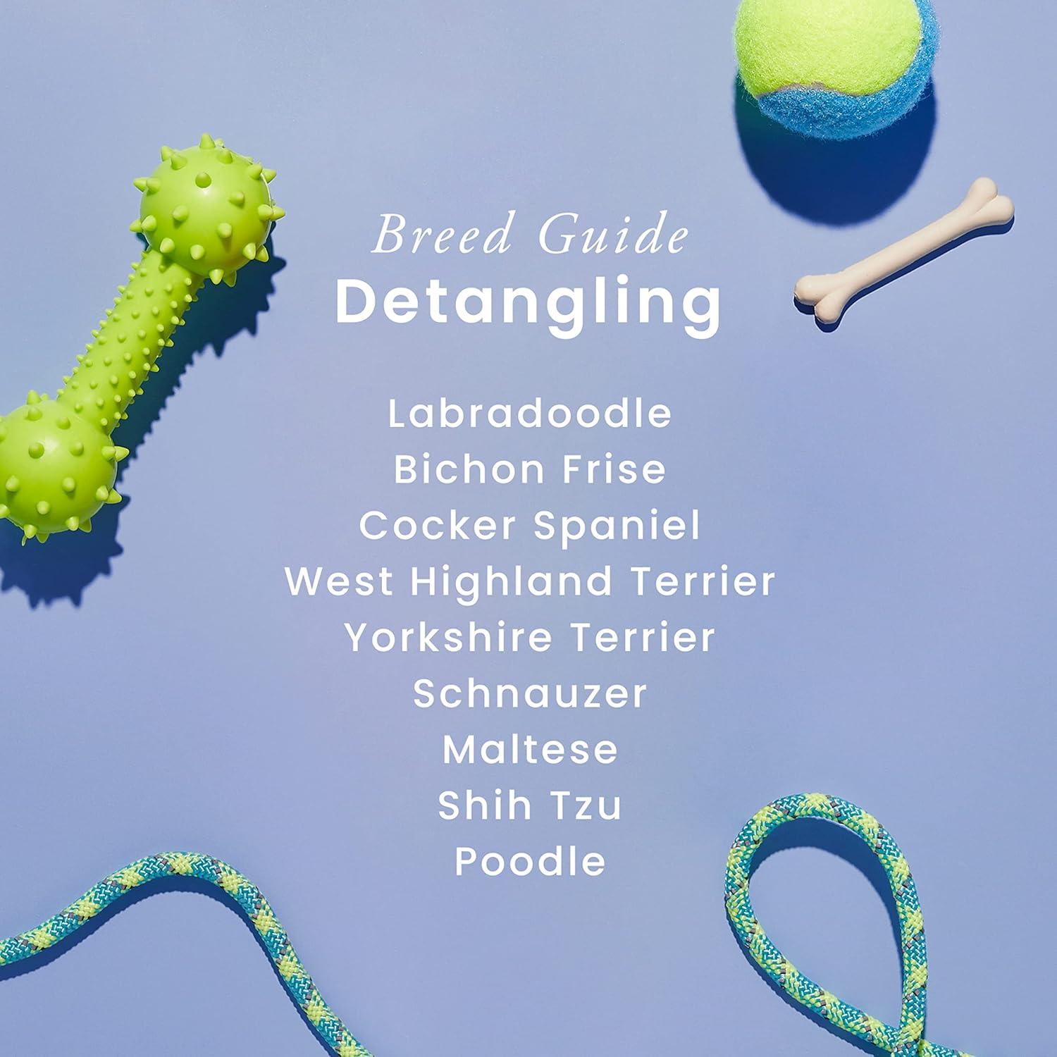 Pet Teezer Dúo Cepillo Desheddor y Desenredante para Perros