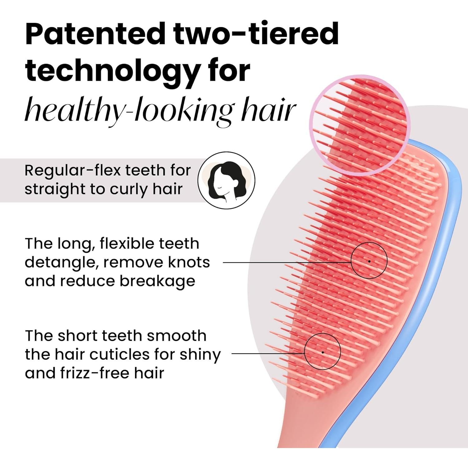 Dúo Spray Desenredante Tangle Teezer y Cepillo Ultimate