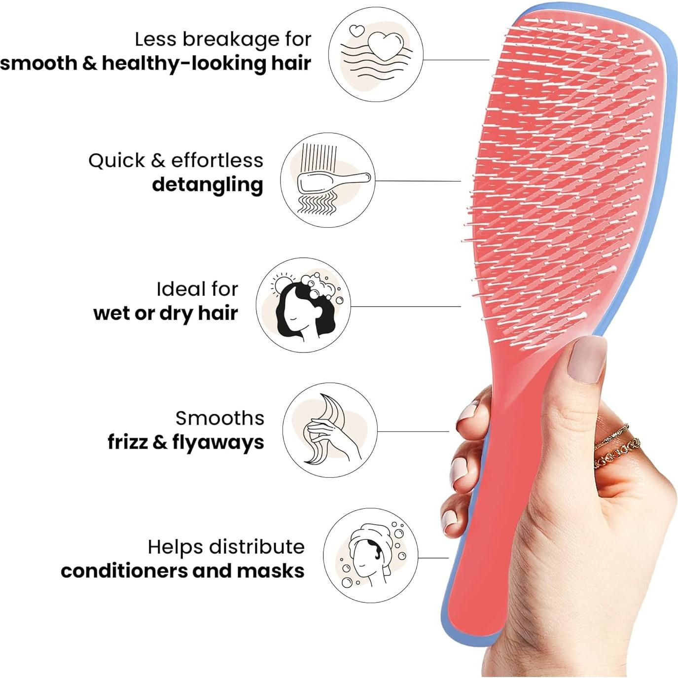 Dúo Spray Desenredante Tangle Teezer y Cepillo Ultimate