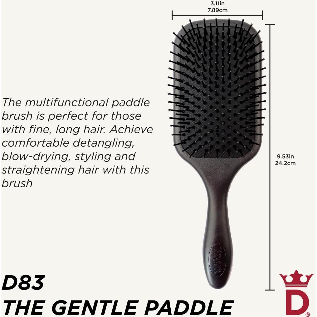 Cepillo Paddle Suave Denman D83 para Desenredar y Estilizar