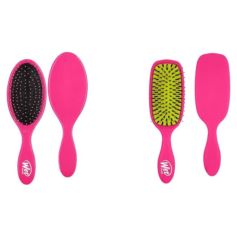 Cepillo Desenredante Wet Brush Original Rosa - Cerdas IntelliFlex