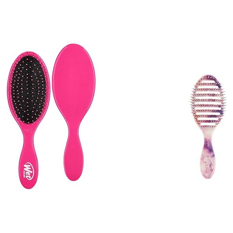 Cepillo Desenredante Wet Brush Original Rosa para Cabello Húmedo y Seco
