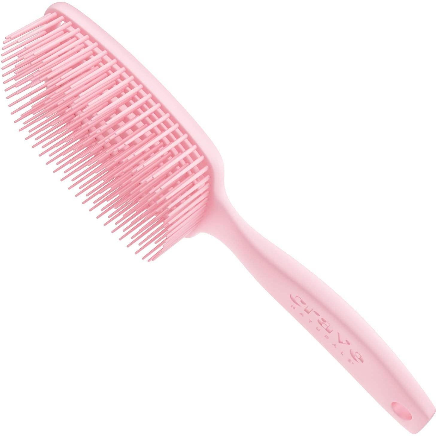 Cepillo Desenredante Crave Naturals Rosa para Cabello Grueso