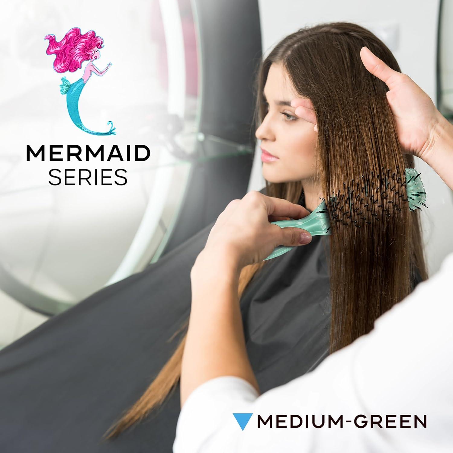 Cepillo Desenredante Amo Mi Cabello Tangle Teezer Mediano Verde