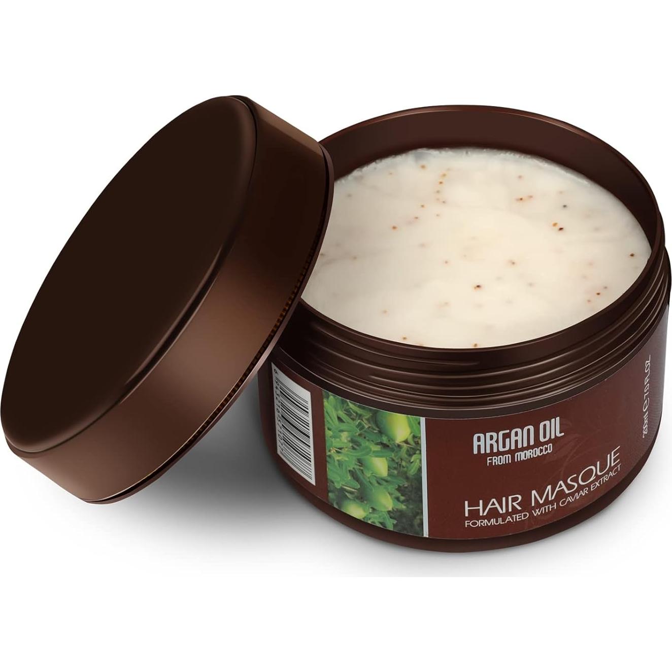 Mascarilla Hidratante de Aceite de Argán NUSPA 200ml para Cabello Seco