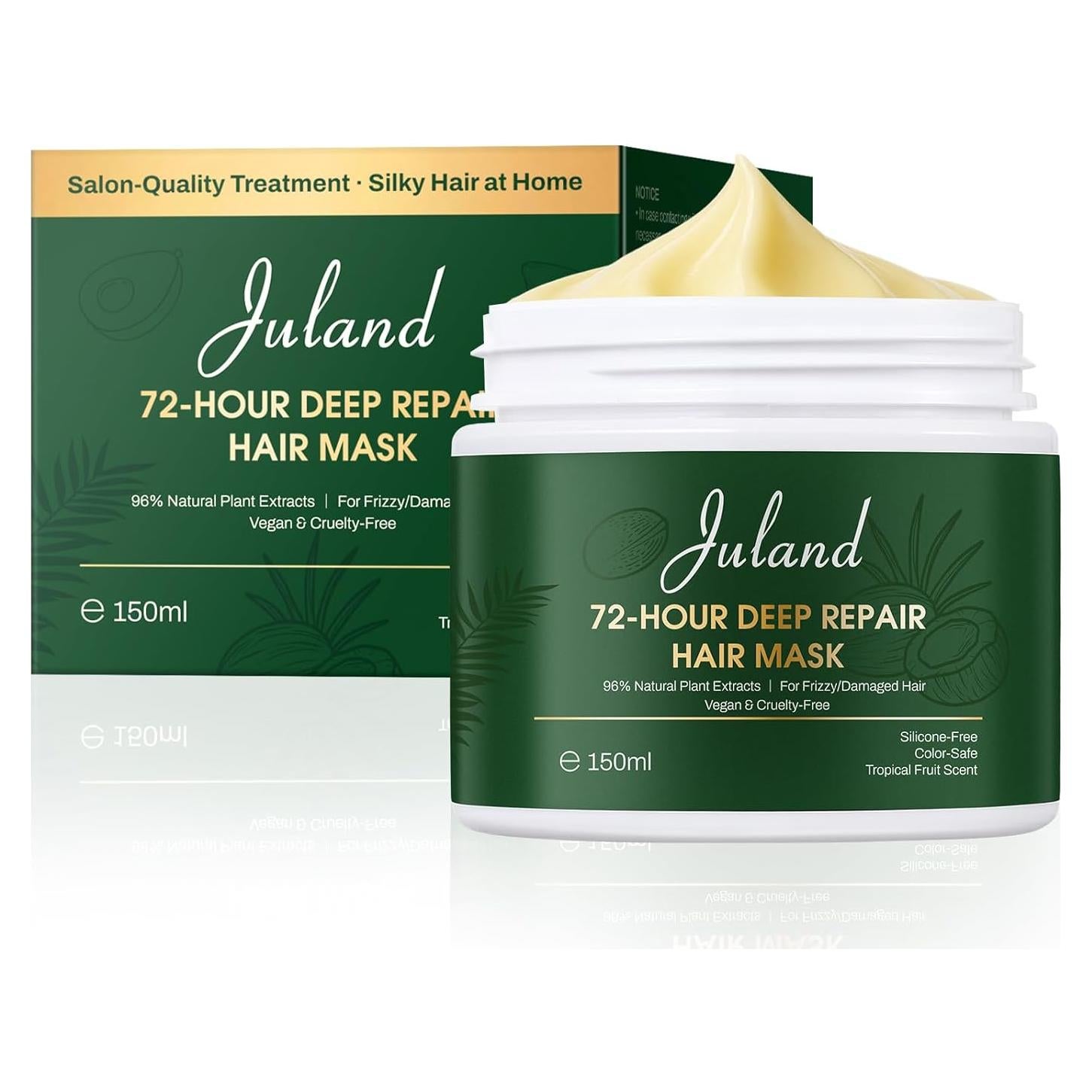 Mascarilla capilar Juland con colágeno y aceite de amla 311 g