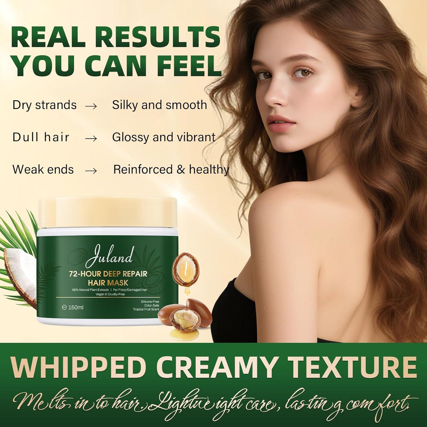 Mascarilla capilar Juland con colágeno y aceite de amla 311 g