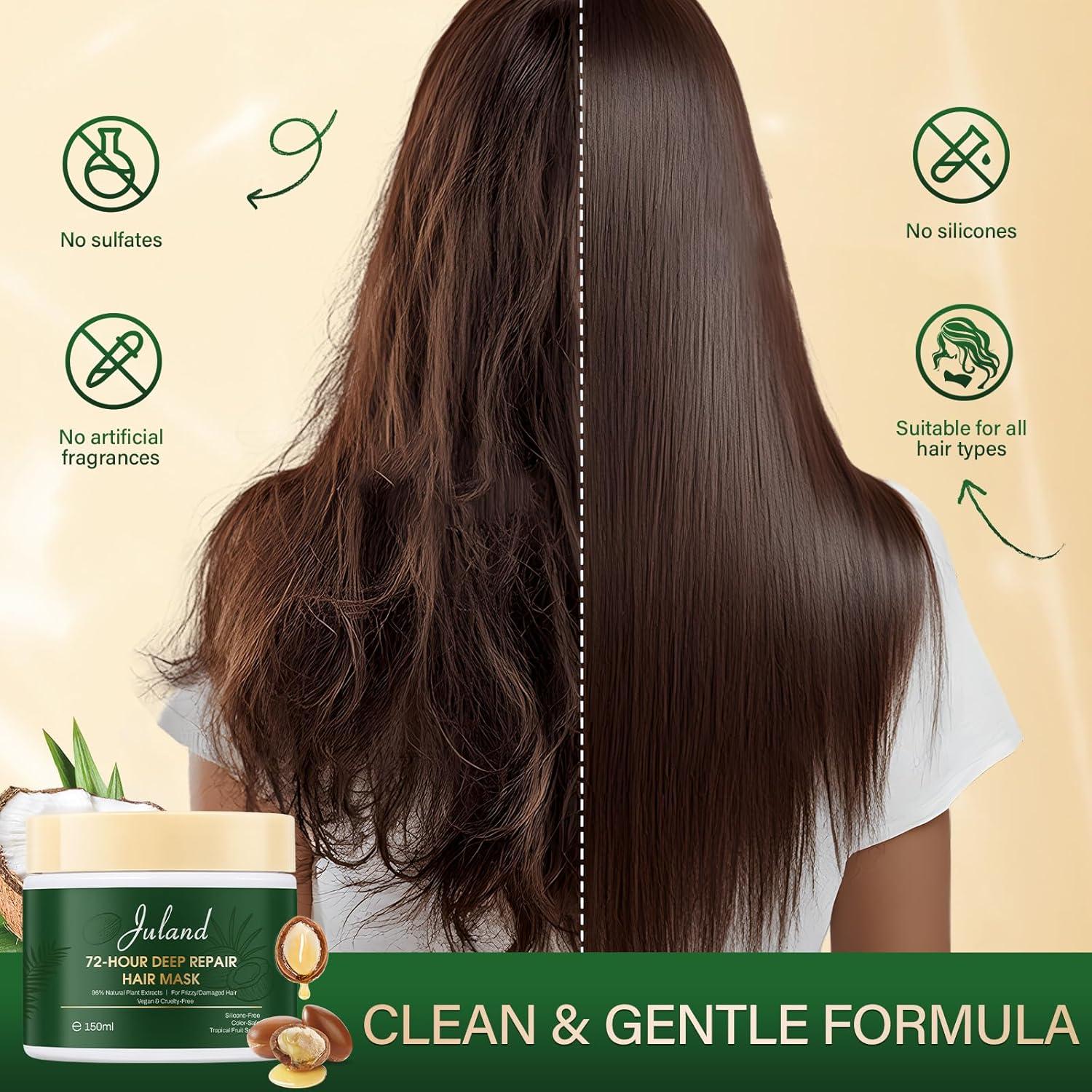 Mascarilla capilar Juland con colágeno y aceite de amla 311 g