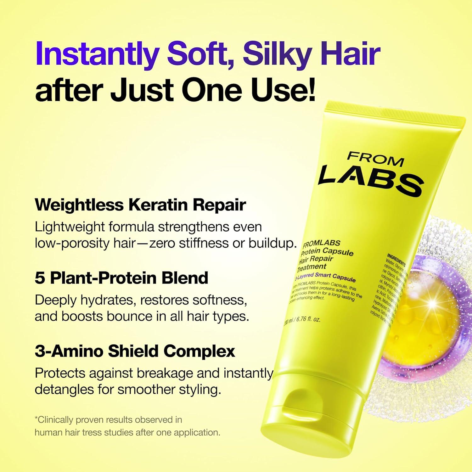 Máscara de Keratina 200 ml - Tratamiento Capilar Antifrizz