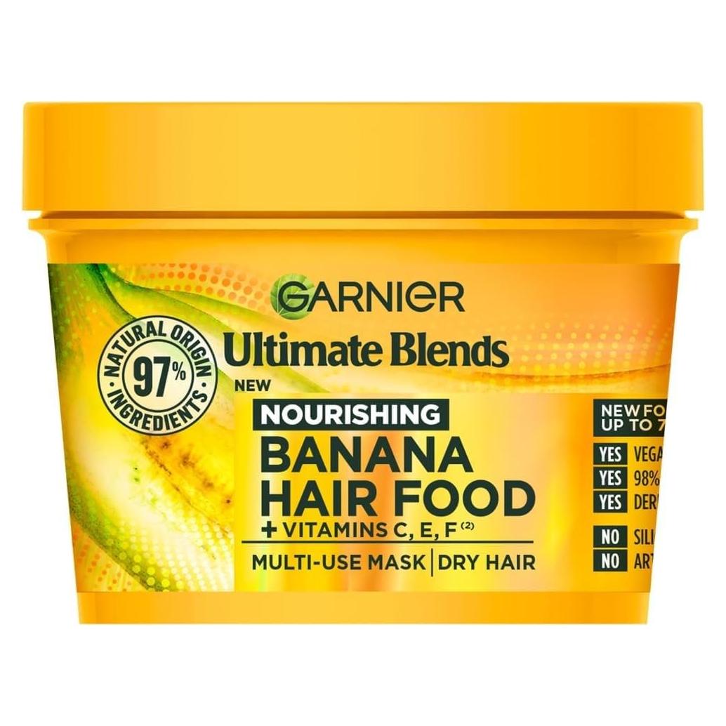 Garnier Ultimate Blends Máscara 3-en-1 Banana 404ml Vegana