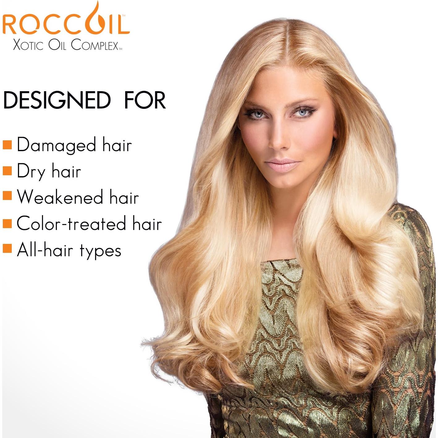 Rocco Donna Máscara Ultra Reconstrucción Macadamia 226.8 g - Cabello Seco y Dañado