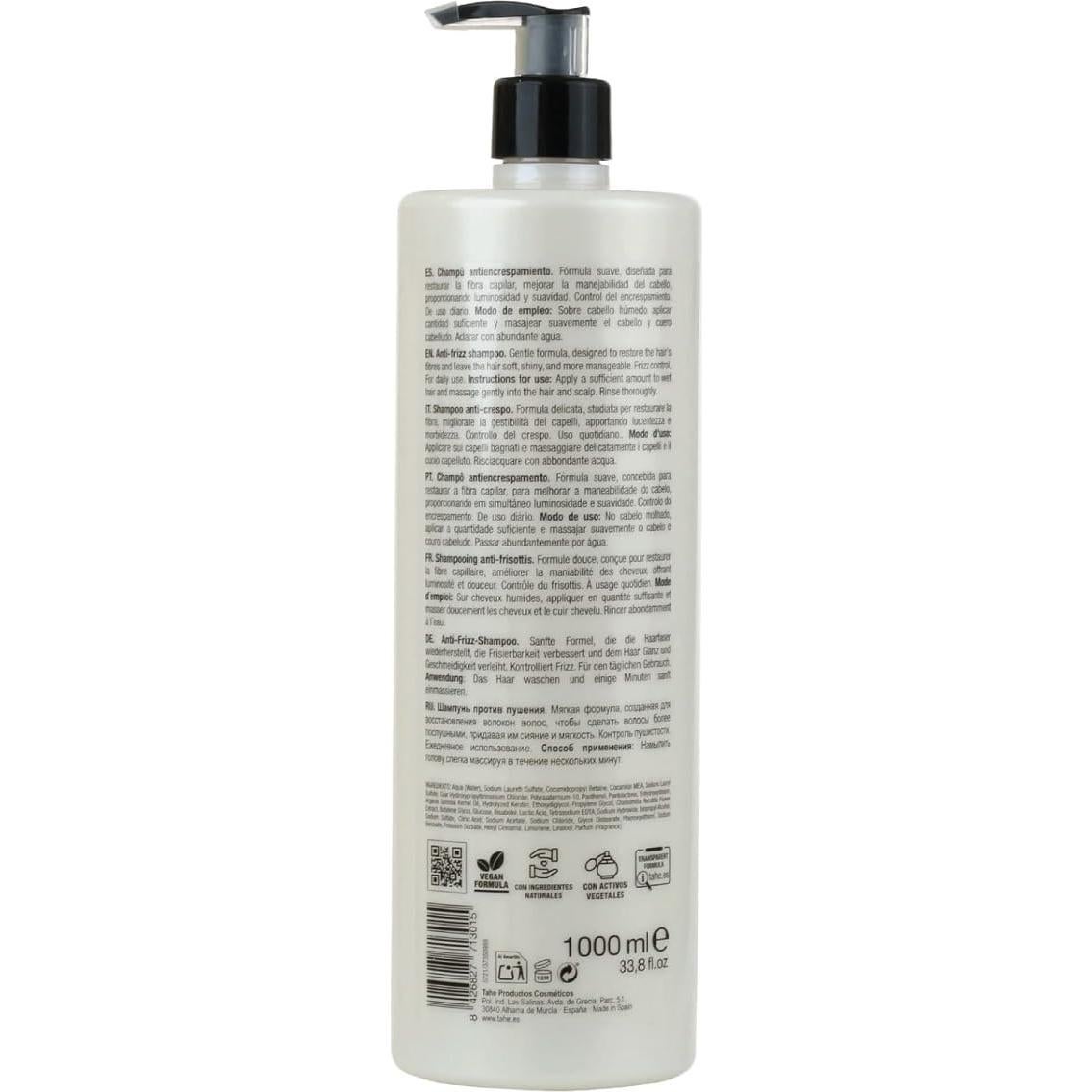 Kit Control de Frizz Tahe Miracle Gold - Champú 1000ml, Mascarilla 1000ml, Bruma Brillo 200ml