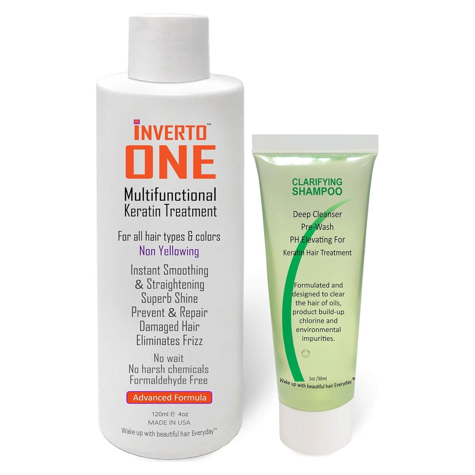 Tratamiento de Queratina INVERTO ONE 120ml Keratin Research - Libre de Formaldehído