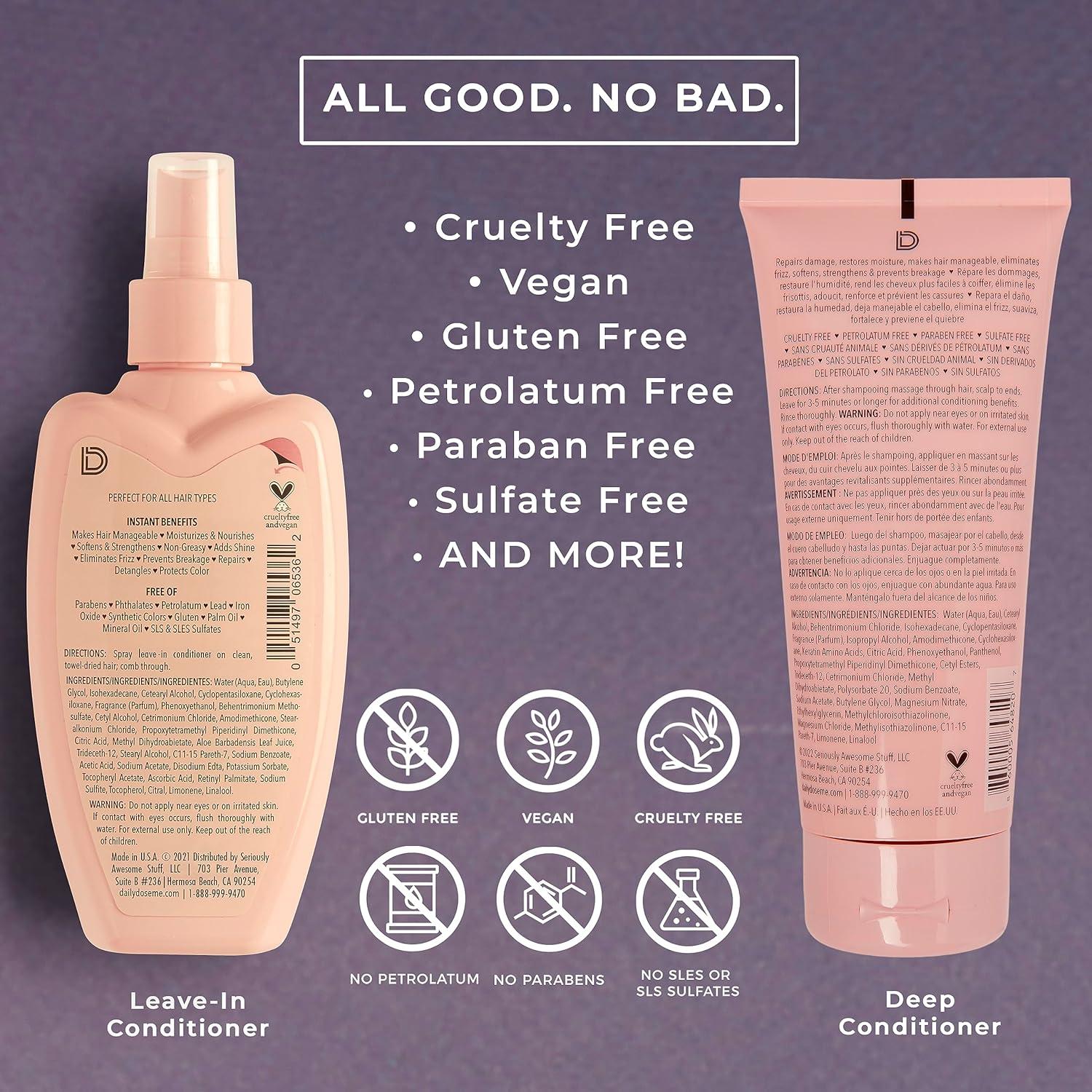 DUO Hidratante Daily Dose: Acondicionador Profundo y Sin Enjuague 0.55kg