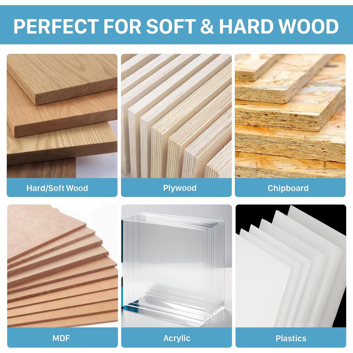 Broca de Router KEENTECH 1/2" Eje 32mm Profundidad 32mm