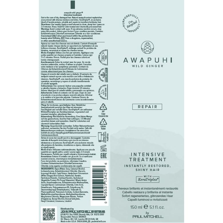 Mascarilla Capilar Paul Mitchell Awapuhi Jengibre 151 ml